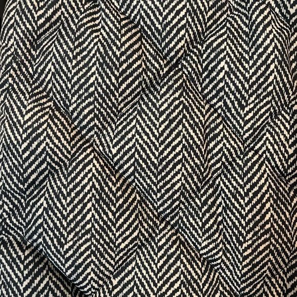 J. Crew Black and White Herringbone Vest Size Small - Picture 3 of 7